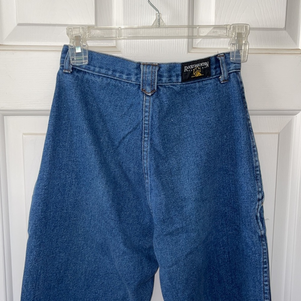 Vintage Rocky Mountain dark wash high rise jeans (Size 27/5)